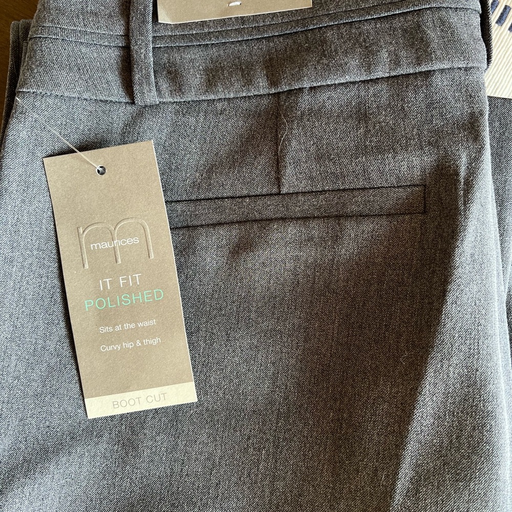 NWT Maurices boot cut dress pants 11/12 long